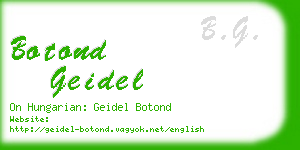 botond geidel business card